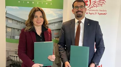 Signing an agreement between Jordan Paramedic Society and Himmetna