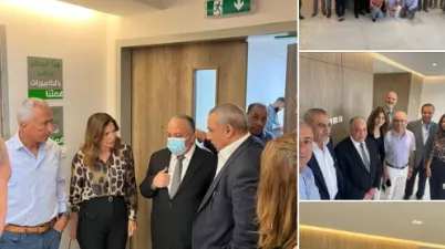 Receipt of the expansion works in the chemotherapy unit of the Darwazah Cancer Center in Al-Bashir Hospital